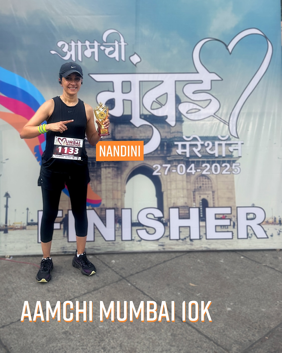 .
[WINNER WINNER]
Congratulations Nandini @sampatnandini on winning the Aamchi Mumbai 10K! 🏆 We used this race as a tune-up and to see where we stand. Despite the hot and challenging Mumbai weather this time of the year, Nandini ran a solid race, running steady splits till the 8 km mark. Getting close to the finish line, she kicked up the pace and finished strong and as the fastest woman across the line. We’re ecstatic about Nandini’s first race win and we’re certain more will come our way. 
_________________________________
#allinrunning #goallin #mumbairunners #aamchimumbai #10kwinner #indiarunners #runningcoach